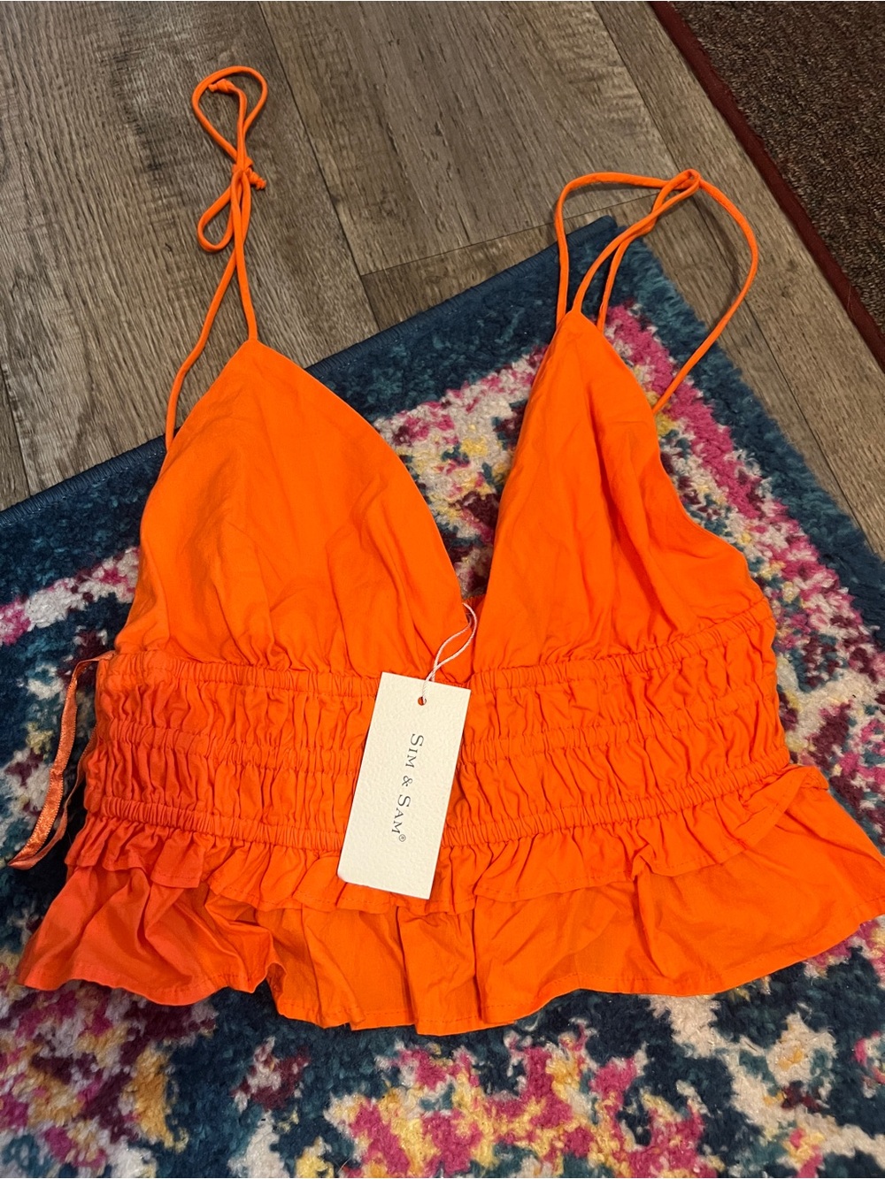 NWT sim & sam tank top size M